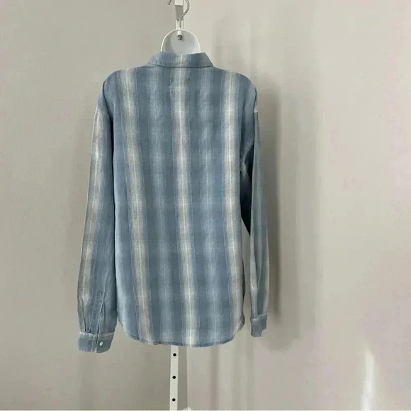 NWT RtA Sierra Shirt Blue Plaid size XS - Picture 5 of 11